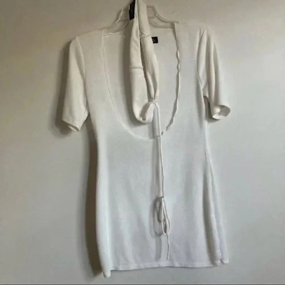 PRINCESS POLLY Field Of Dreams White Mini Dress - Picture 4 of 5